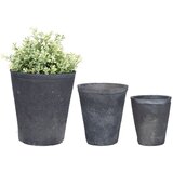 Esschert Design Set od 3 sive saksije za cvijeće od terakote Cijene