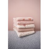 CamCam Copenhagen Rožnate/bež plenice v kompletu 3 ks iz muslina 70x70 cm Bows – | Shoptok.si