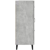  Komoda siva boja betona 69,5 x 34 x 90 cm od konstruiranog drva | Eponuda.ba