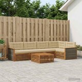 Set vanjskih sofa 6 kom. Prirodna i bež | shoptok.hr