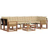  Set vanjskih sofa 8 kom. Prirodna i bež | shoptok.hr