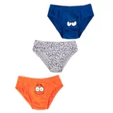 Yoclub Kids's Cotton Boys' Briefs Underwear 3-pack MC-26/BOY/002 Navy Blue