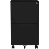 vidaXL Premična arhivska omara črna 39x45x67 cm jeklo | Shoptok.si