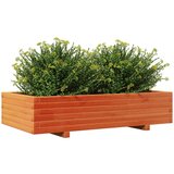  Vrtna sadilica voštano smeđe boje 110x60x26 5 cm od borovine | shoptok.hr