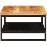  Kava Stol Smeđa i crna 110 x 55 x 35 cm Čvrsto drvo manga | Eponuda.com