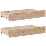 vidaXL Dnevni krevet s ladicama bez madraca 80x200 cm masivno drvo | shoptok.hr