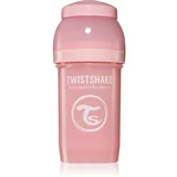 Twistshake Anti-Colic Pink steklenička za dojenčke proti kolikam 180 ml