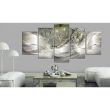  Slika - Sparkling Dandelions (5 Parts) Green Wide 200x100 | shoptok.hr