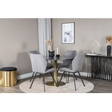 Venture Home Estelle okrugli blagovaonski stol ⌀106 cm, tamnosivi | shoptok.hr