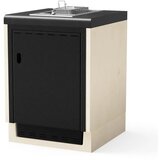 Tuozi Kitaway Modul - električna friteza PGF30F z vrati in spodnjo blendo - črna/bela | Shoptok.si