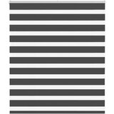 vidaXL Zavjesa zebra crna 135x100 cm širina tkanine 130,9 cm poliester | shoptok.hr