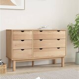 vidaXL Ladičar 113,5 x 39,5 x 73 cm od masivne borovine Cijene