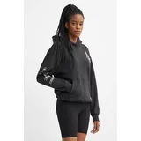 Puma Bombažen pulover X SOPHIA CHANG ženski, črna barva, s kapuco, 624629