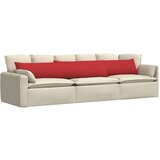 vidaXL jastučići za sofu 2 pcs crvena 200 x 40 cm tkanina | shoptok.hr