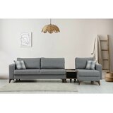 Atelier Del Sofa kristal Rest Shelf Set - Dark Grey Dark Grey Sofa Set Cene