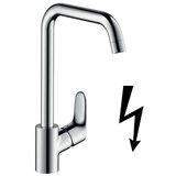 Hansgrohe 31822000 Focus M41 vrtljiva kuhinjska armatura za nizkotlačni grelnik (3 cevi) | Shoptok.si