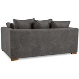 Scandic Antracitno siva sedežna garnitura iz umetnega usnja 175 cm Hamburg – | Shoptok.si