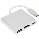 USB 3.0 + HDMI + USB tip C-Multiport hub USB 3.1 tip C
