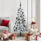 vidaXL Umjetno božićno drvce s nogom s stalakom Zelena 150 cm PE i PVC | shoptok.hr