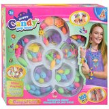 Magic Toys candy popbead: 105-delni set biserov za izdelavo nakita z barvnimi biseri, prstani in dodatki outlet | Shoptok.si
