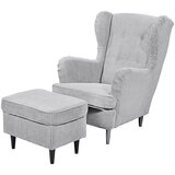 MID.YOU TABURE, tekstil svetlo siva | Shoptok.si