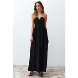 Trendyol Black Woven Long Evening Dress Cijene