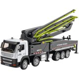Kamion s pumpom za beton na daljinsko upravljanje Huina 1:18 - sivi | shoptok.hr