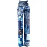 Winshape Športne hlače 'CUL101C' nočno modra / moder denim / svetlo modra
