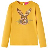  Dječja majica dugih rukava oker 116 | shoptok.hr