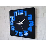  Zidni satovi LOGIC BLACK-BLUE HMCNH047-blackblue (moderni) | shoptok.hr