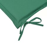  Jastuk za vrtnu klupu zeleni 120 x 50 x 3 cm od tkanine Oxford | shoptok.hr