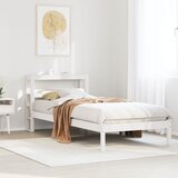  Okvir kreveta bez madraca bijeli 75 x 190 cm masivna borovina | shoptok.hr