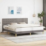  Krevetna konstrukcija Sivosmeđa 180 x 200 cm Tkanina | shoptok.hr