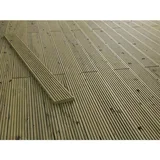 terasna deska narebrena zelena tlačno impregnirana 14,4 cm x 2,7 cm x 200 cm