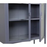 Venture Home vitrina Misha 35 × 150 × 75 cm, siva | shoptok.hr
