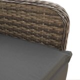  11-dijelni vrtni bistro set od poliratana s jastucima sivi | shoptok.hr