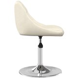 vidaXL Okretne blagovaonske stolice 4 kom krem baršunaste | shoptok.hr