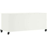 vidaXL TV ormarić bijeli 100,5 x 39 x 43,5 cm hladno valjani čelik | shoptok.hr