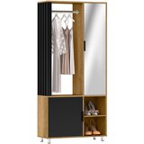 HOMCOM komplet garderobe iverna plošča 80D x 30Š x 175V cm Naraven les, (5000242267) | Shoptok.si