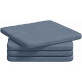 vidaXL Jastučići za sjedenje 4 pcs Plava 40 x 40 x 3 cm - Plava Cijene