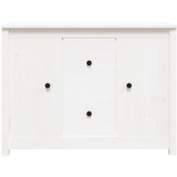  Komoda bijela 100 x 35 x 74 cm od masivne borovine | shoptok.hr