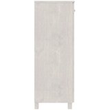 Ormarić za cipele HAMAR bijeli 85x40x108 cm od masivne borovine | Eponuda.com
