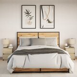  Noćni ormarići s LED svjetlima 2 kom boja hrasta sonome | Eponuda.com