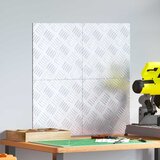  Stepenica Četvrtasti 4 pcs Srebrno 30 x 30 cm Aluminij | shoptok.hr