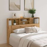 vidaXL Uzglavni ormarić Artisan hrast 160x19x103,5 cm izrađeno drvo | shoptok.hr