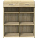 vidaXL Komoda sonoma hrast 80x42,5x93 cm inženirski les | Shoptok.si