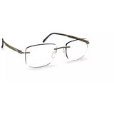  Muške Dioptrijske naočale Silhouette Venture 5558 DC 54/19 Gold | shoptok.hr
