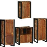 vidaXL Komplet pohištva za kopalnico 4 pcs Trden recikliran les | Shoptok.si