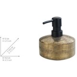Wenko Ročno poslikan dozirnik za milo v zlati barvi Rivara, 400 ml | Shoptok.si