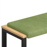  Jastučić za klupu Baršun Svijetlo zelena Dubina 35 cm | shoptok.hr